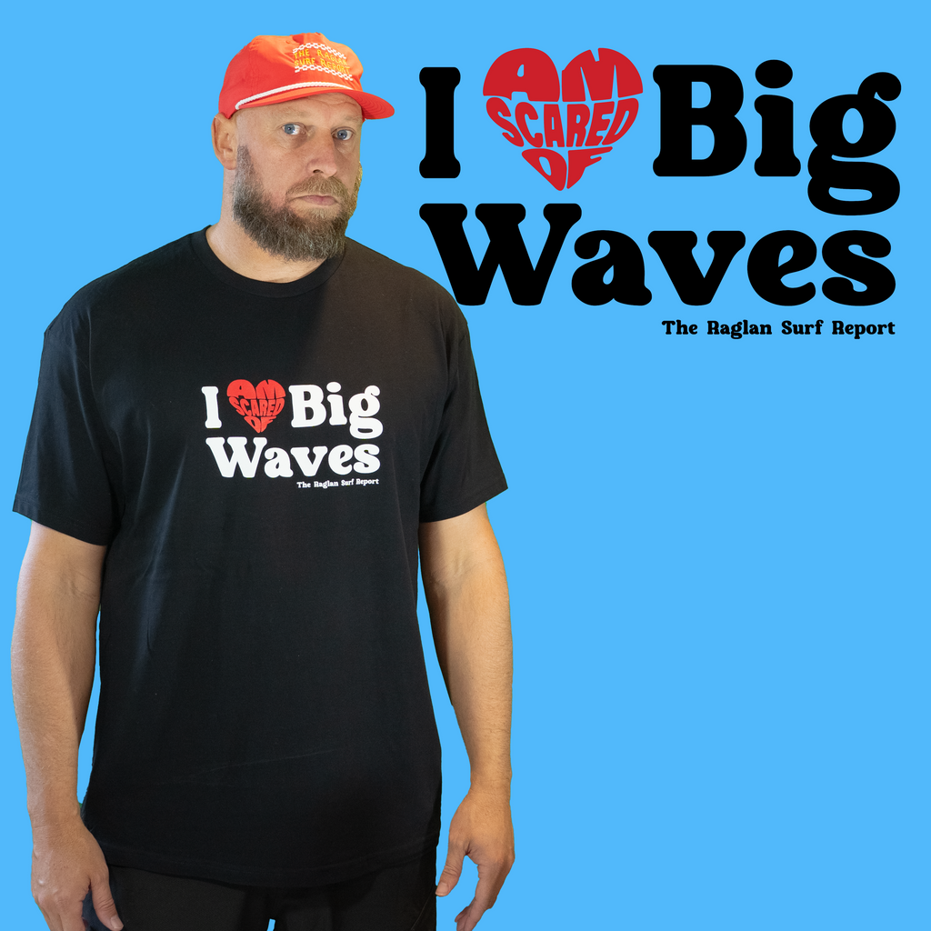 ‘I ❤️ Big Waves’ Tee - Black