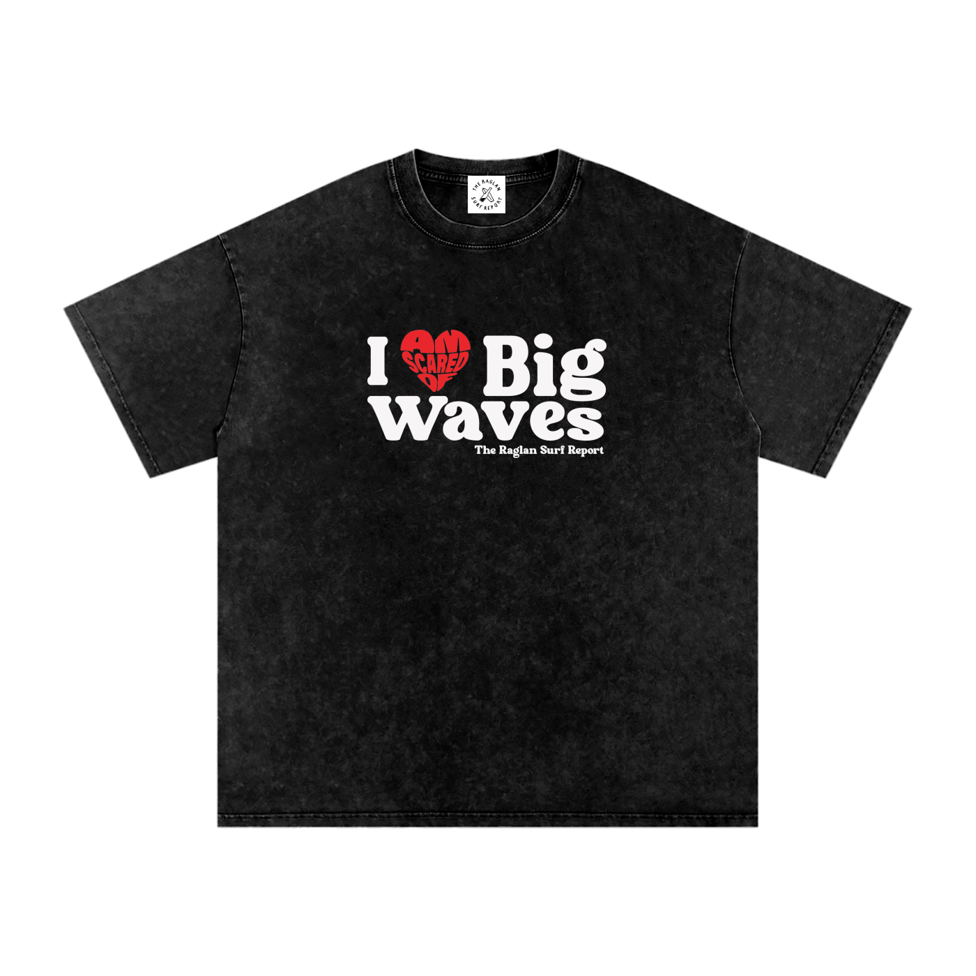 I Heart Big Waves Tee - Black – The Raglan Surf Report